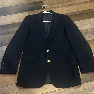 Men's Levi's Men's Wear Action Navy Blue Suit Coat Jacket - 40R